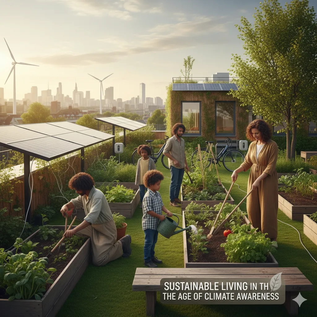 A family planting a garden full of vegetables.